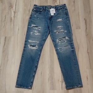 American Eagle Outfitters Men's Ripped Blue Jeans